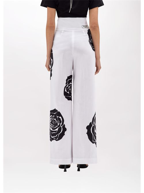 pants woman black white BLUGIRL BLUMARINE | RA5042T2993/M9236